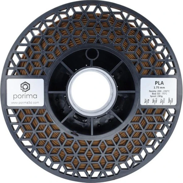 Porima PLA 1.75mm Kahverengi RAL8007 Filament 1 Kg - 2