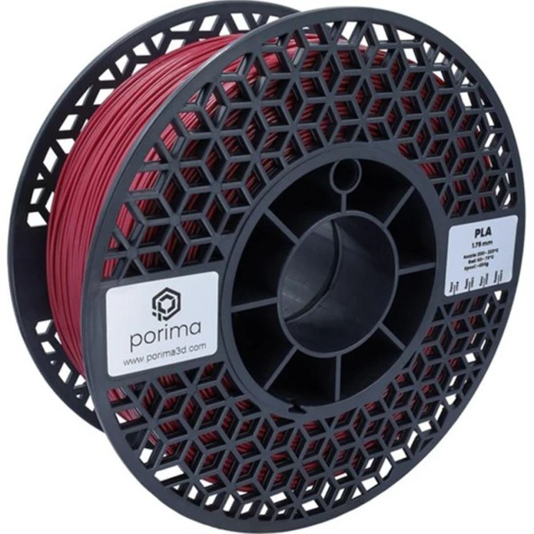 Porima PLA 1.75mm Bordo RAL3004 Filament 1 Kg