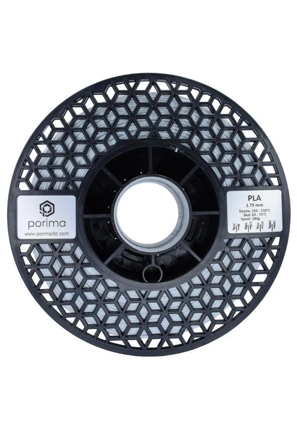 Porima PLA 1.75mm Beyaz RAL9003 Filament 1 Kg - 2