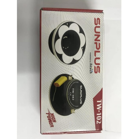 Sunplus TW-102 Tweeter 95watt 60rms İKİ ADET