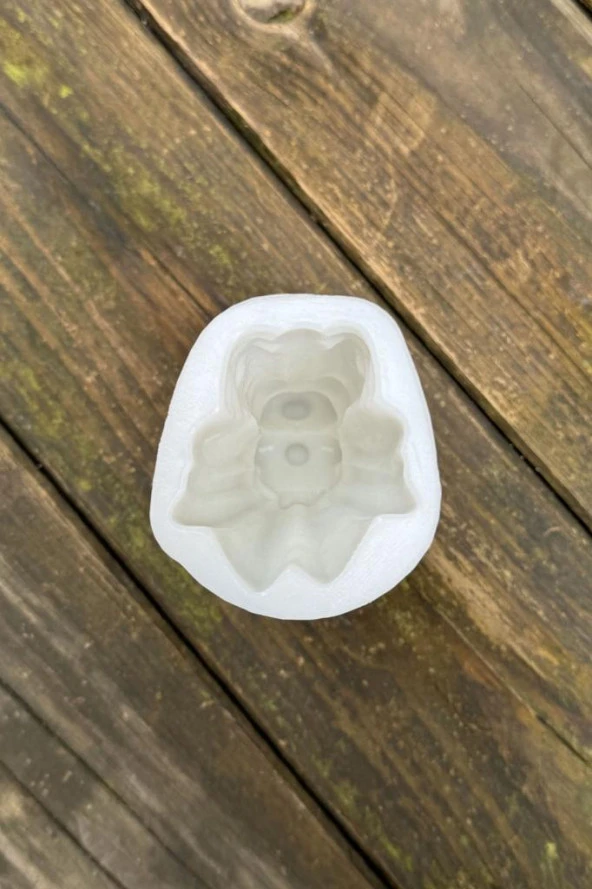 Gelin Damat Tekli Silikon Mum Kalıbı - 6