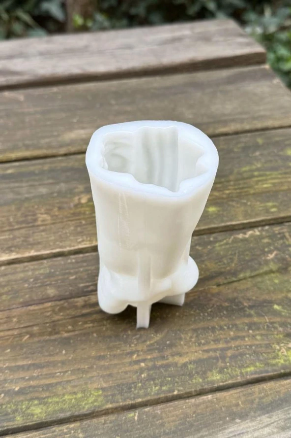 Gelin Damat Tekli Silikon Mum Kalıbı - 7