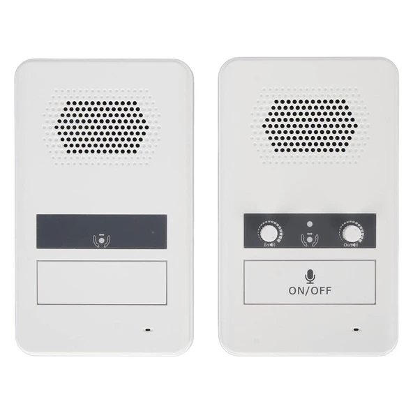 Powermaster İntercom Çift Yönlü Gişe Mikrofon Seti 200 Metre Menzilli Vezne Hastahane Otel Mağaza Okul Mikforonu - 4