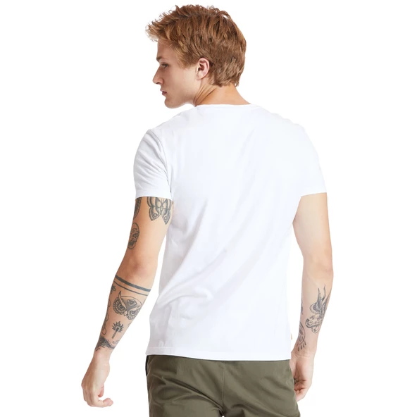 Timberland V Neck Short Sleeve Tee Erkek T-Shirt TB0A2BPT1001 - 2