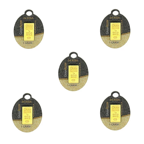 5 Gram 24 Ayar Külçe Gram Altın Ziynet Gold ZG2082 - 2