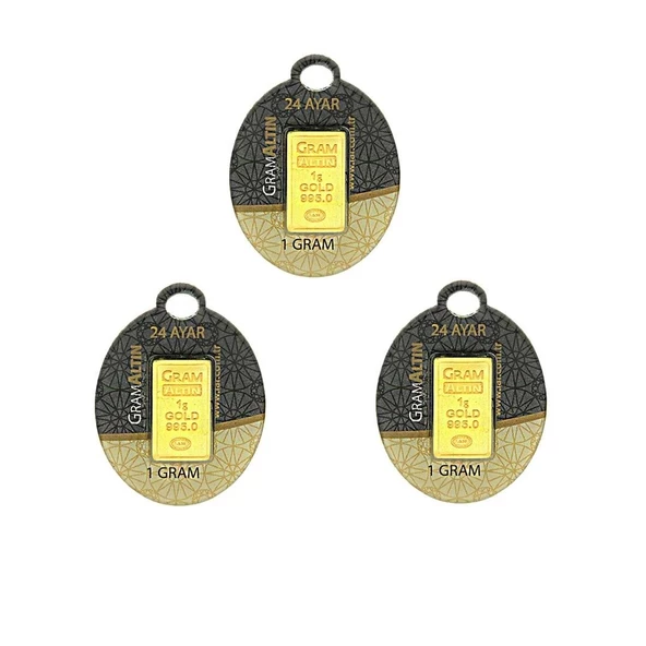 3 Gram 24 Ayar Külçe Gram Altın Ziynet Gold - 3
