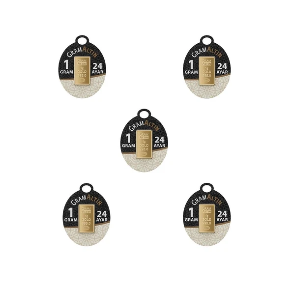 5 Gram 24 Ayar Külçe Gram Altın Ziynet Gold ZG2082