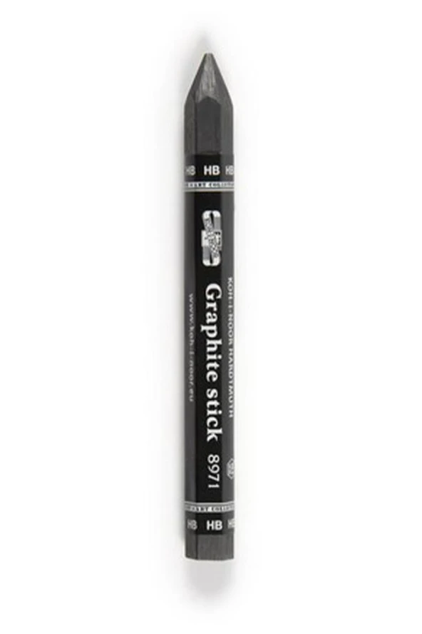 Jumbo Graphite Stick Hb 1 Adet Agaçsız Kalın Grafit Füzen Kömür Kalem Karakalem - 3