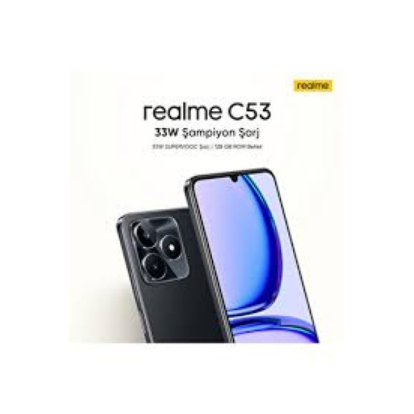 Realme C53 128 GB 4 GB Ram SİYAH RENK (Realme Türkiye Garantili)