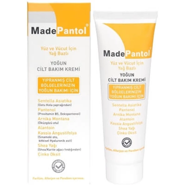 MadePantol Yağ  Bazlı Yoğun Cilt Bakım Kremi 50 ml