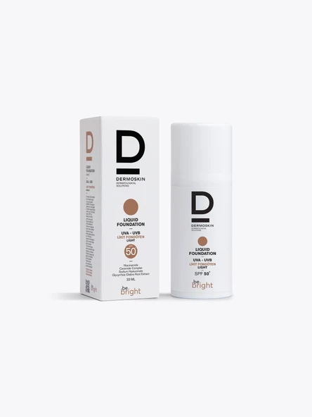 Dermoskin Be Bright SPF50+ Likit Fondöten 33ml