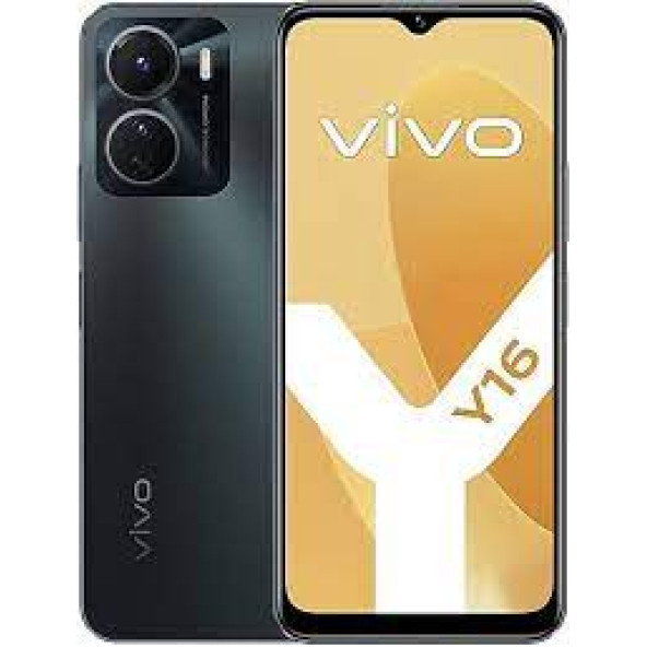 Vivo Y16 64 GB 4 GB Ram SİYAH RENK (Vivo Türkiye Garantili)