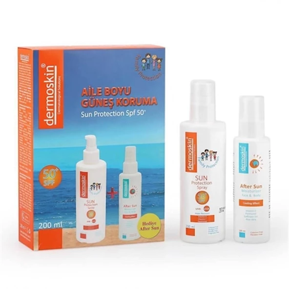 Dermoskin Aile Boyu Spf 50 200 Ml + After Sun Hediye