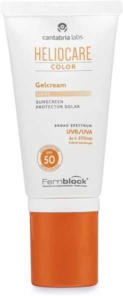 Heliocare Color Spf 50 Gelcream Light 50Ml