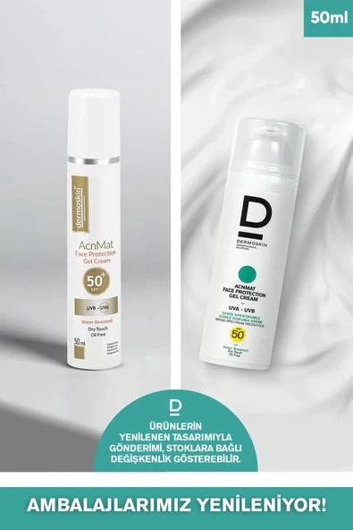Dermoskin Acne Mat Face Protection Gel Cream Spf50+ 50Ml - 3