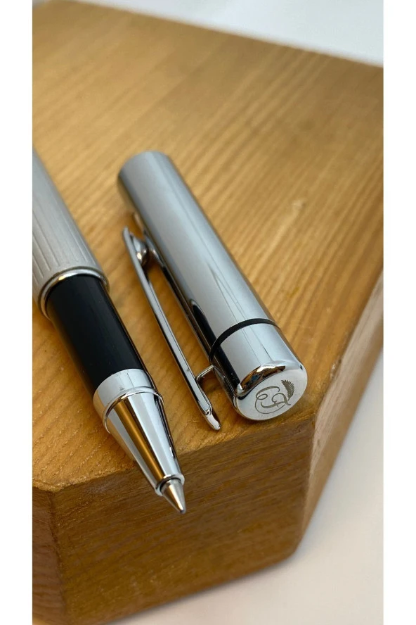 CROW FEATHER LUX ROLLER KALEM GRİ - Resim 2