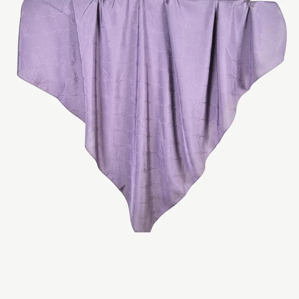 Monogram Eşarp Eflatun