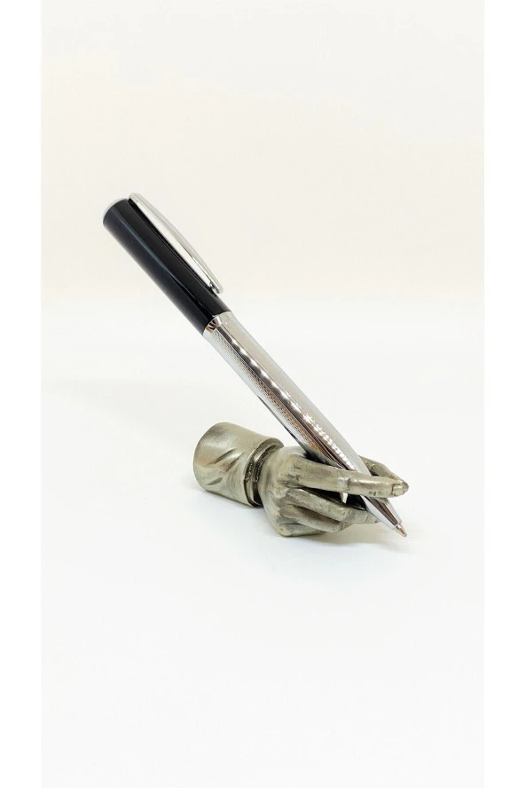 Dd2074 Tükenmez Kalem Black Silver - Resim 3