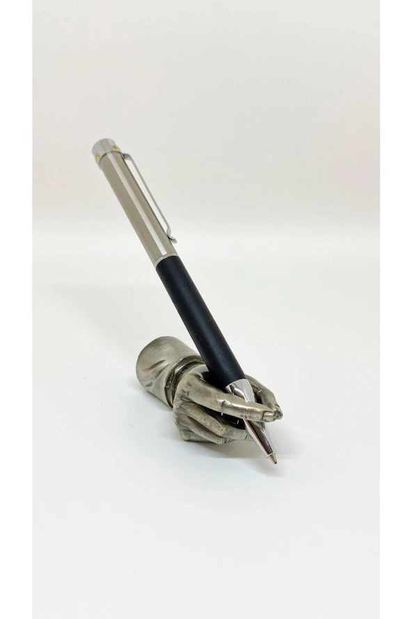 Dd2082 Tükenmez Kalem Silver Black ürün görseli