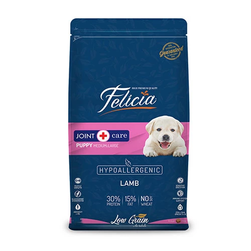 Felicia Hypoallergenic Medium Large Kuzulu Düşük Tahıllı Yavru Köpek Maması 15 Kg