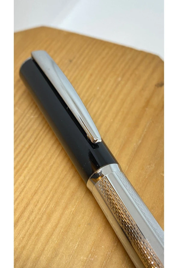 SILVER BLACK PRESTİJ TÜKENMEZ KALEM SILVER BLACK - Resim 2