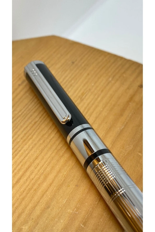 SILVER BLACK TÜKENMEZ KALEM SILVER - Resim 2