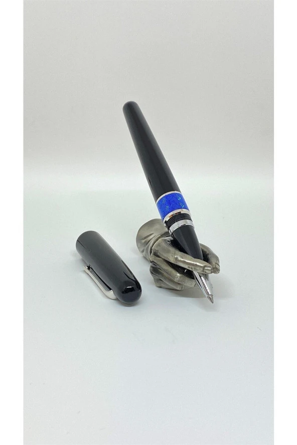 Siyah İnci Roller Kalem Black Aqua