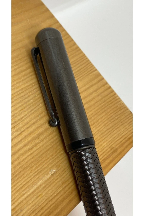 Mat Black Striped Roller Kalem Silver Dark - Resim 3