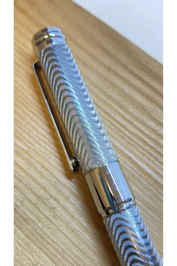 ZEBRA STYLE SILVER ROLLER KALEM SILVER - Resim 2