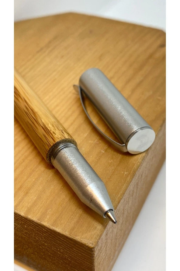 WOODEN STYLE ROLLER KALEM AHŞAP - Resim 2