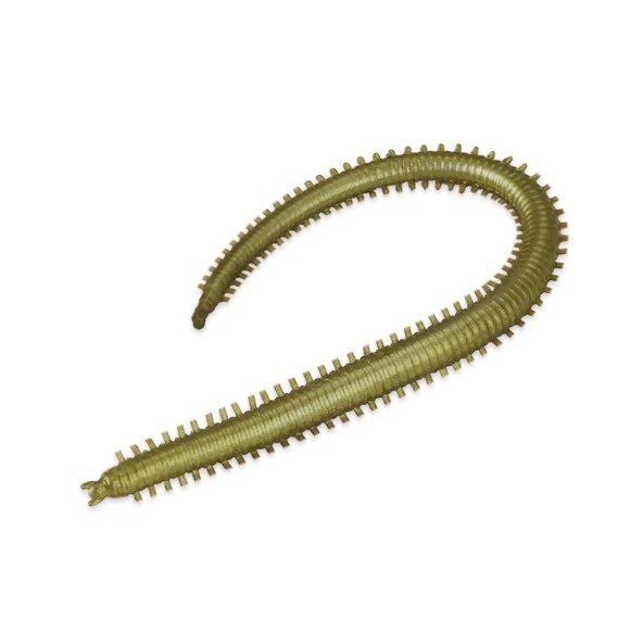 Silikon Kurt Sahte Balık Yemi - Kokulu - Silkworm - Yeşil - Power Bait (9951) - Resim 3