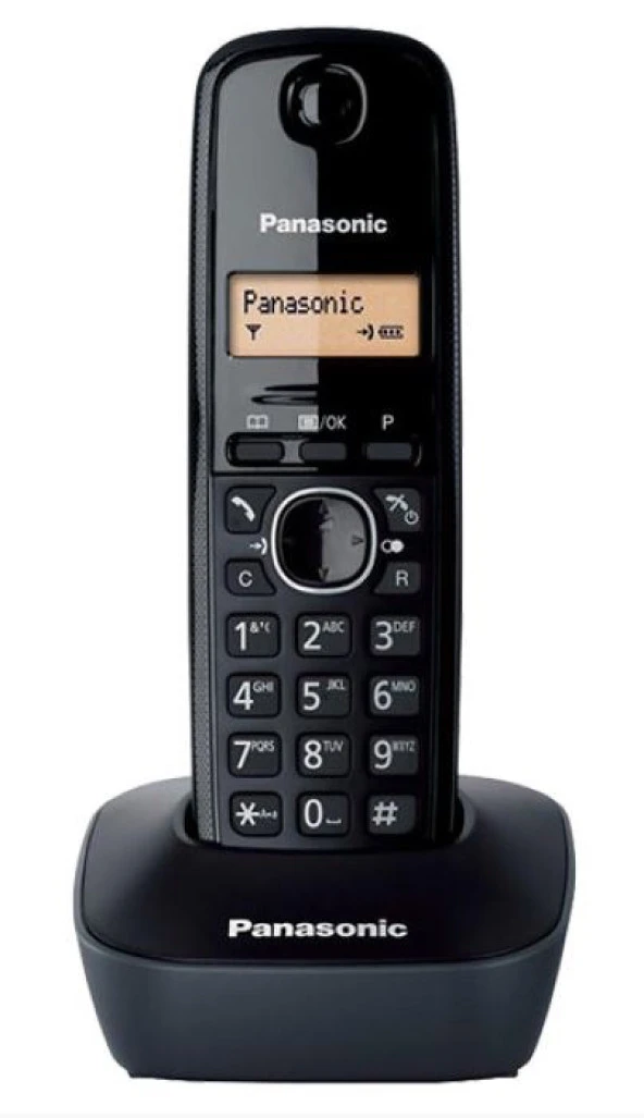 PANASONIC KX-TG6811 DECT SİYAH TELSİZ TELEFON (2818)