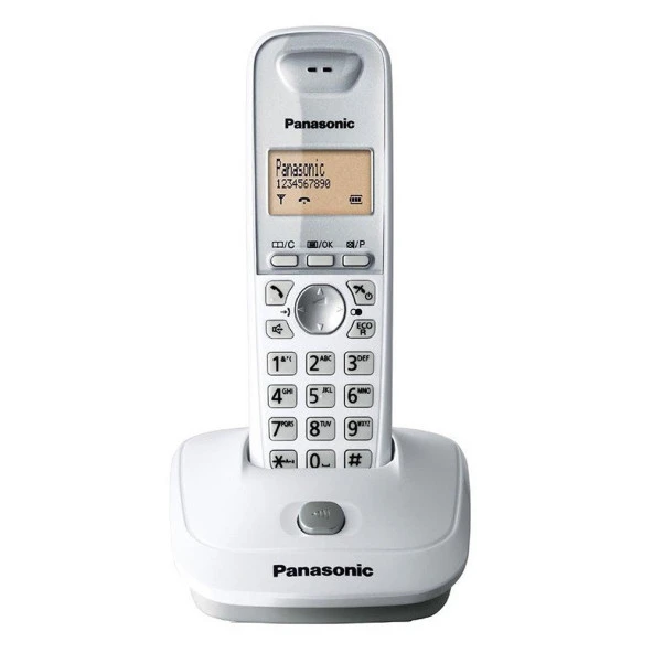 PANASONIC KX-TG2511 DECT TELSİZ TELEFON BEYAZ (2818)