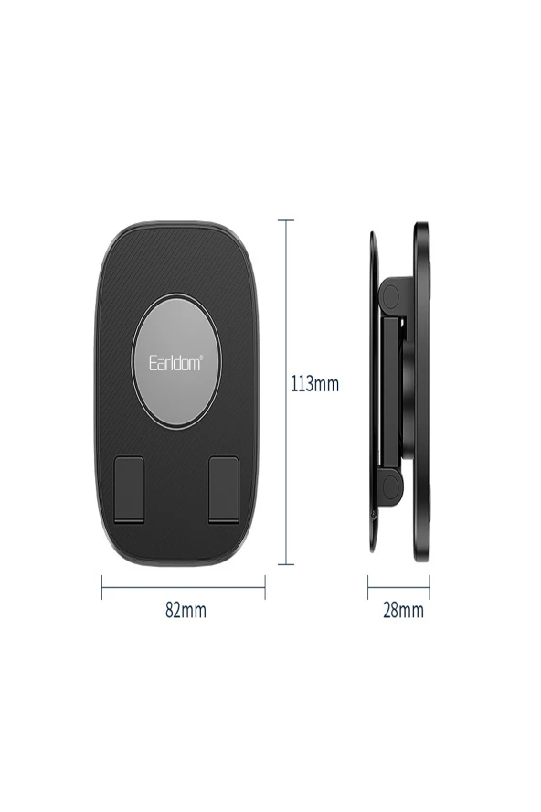 Qpen EH176 360° Ayarlanabilir Katlanabilir Masaüstü Telefon Tutucu - Resim 5