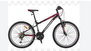 Kron Vortex 4.0 -29"  Mtb - 18 - 21 Vites - V.B. (Papuç Fren) - Mat Füme-Kırmızı/Gri ürün görseli