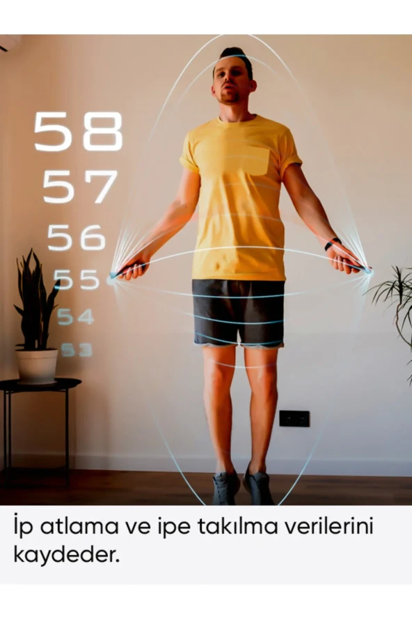 Şımart Akıllı Atlama Ipi Performans Takipli Ve Dijital Led Ekranlı - 3