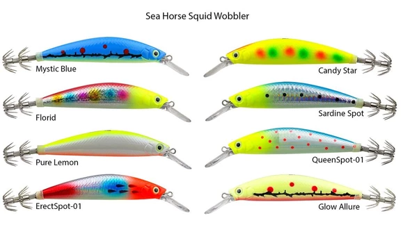 Sea Horse Squid Wobbler 100 Mm 26 Gr Pure Lemon# - 2
