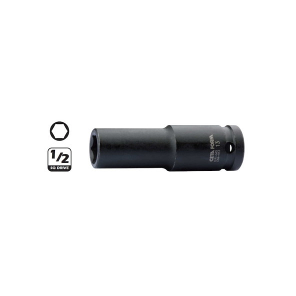 Ceta Form C64-h14 14mm 1/2  6 Köşe Derin Havalı Lokma