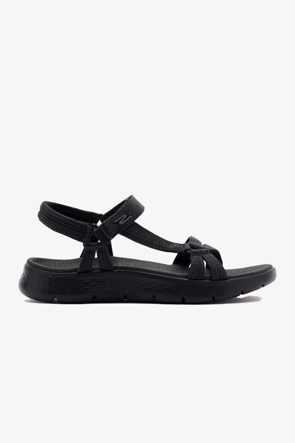 Skechers Go Walk Flex Sandal Sublime Kadın Siyah Günlük Sandalet 141451 BBK