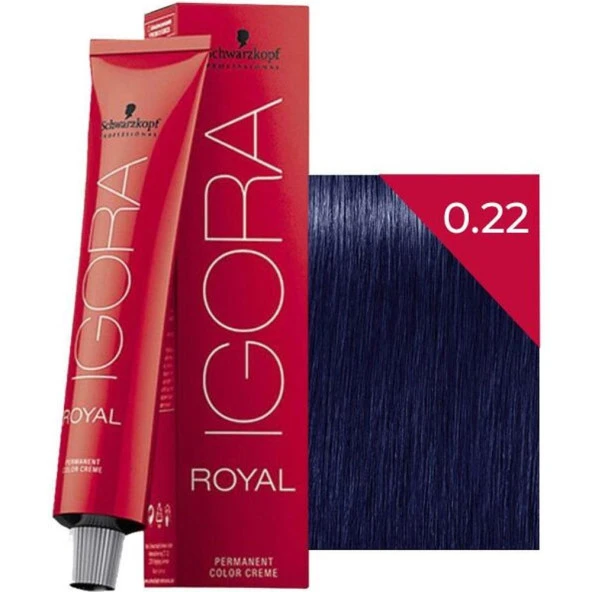 Igora Royal Profesyonel Tüp Saç Boyası 0-22 Turuncu Azaltıcı