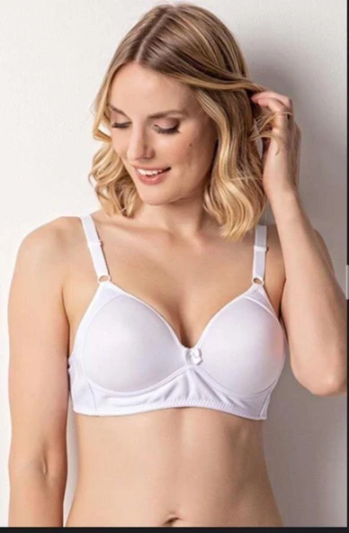 Miss Perry Telsiz Desteksiz Bayan Balensiz Kaplı Rahat Sütyen - 4