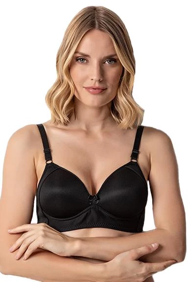 Miss Perry Telsiz Desteksiz Bayan Balensiz Kaplı Rahat Sütyen - 2