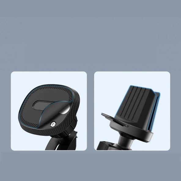 Mıknatıslı telefon tutacağı krom kalorifer geçmeli / SYTE191 - Resim 3