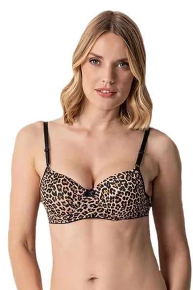 Miss Perry Telsiz Desteksiz Bayan Balensiz Kaplı Rahat Sütyen - 5