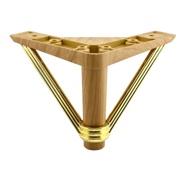 Pars Lüks Mobilya Oturma Grubu Kanepe Sehpa TV Ünitesi Koltuk Ayağı Baza Ayakları Açık Ceviz 12 cm - Resim 7