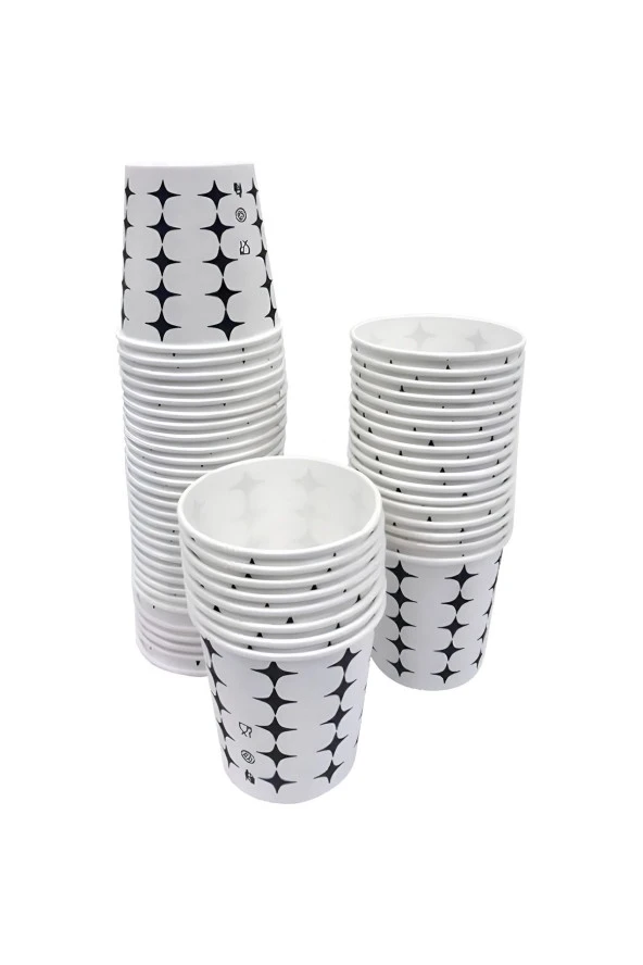 6.5 Oz Karton Bardak 150 Adet Dayanıklı