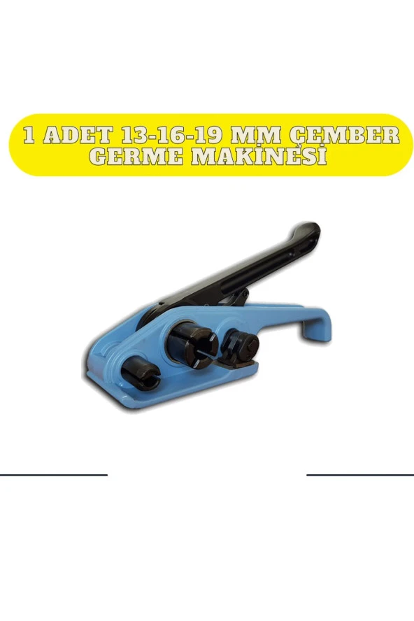 Polyester Set 19x1.00 1000 Metre Yeşil Çember- 19mm Bukle Toka 500 Adet-1 Adet Germe Aparatı - 3