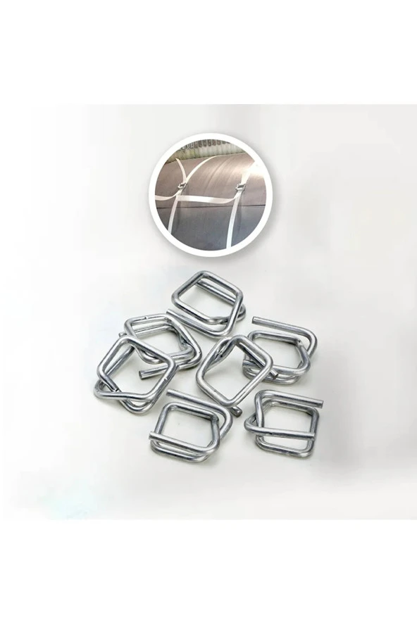 Polyester Set 19x1.00 1000 Metre Yeşil Çember- 19mm Bukle Toka 500 Adet-1 Adet Germe Aparatı - 4