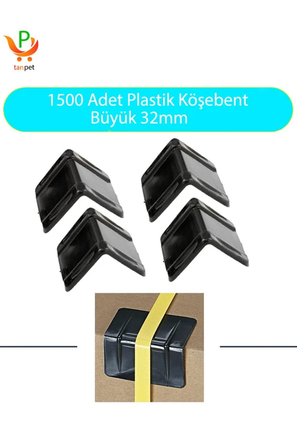 Plastik Köşe Koruyucu Köşebent Çember Koruyucu Plastik 32mm 1500 Adet