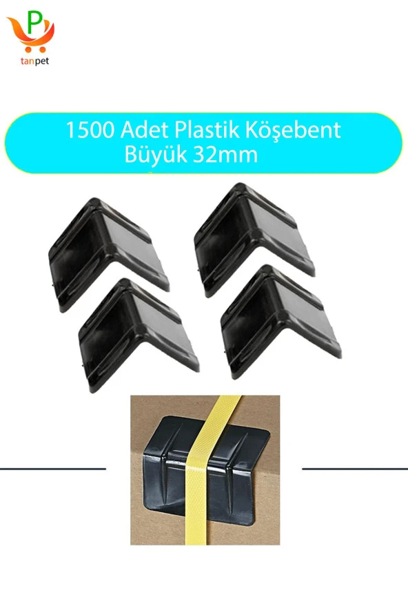 Plastik Köşe Koruyucu Köşebent Çember Koruyucu Plastik 32mm 1500 Adet - 5